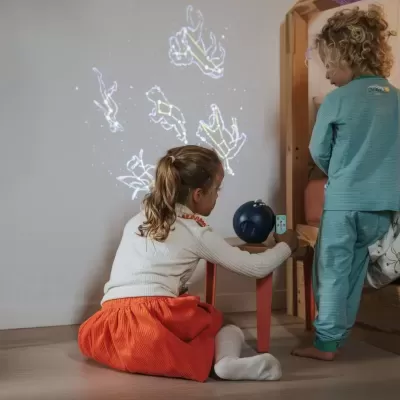 Kidywolf KIDYSTAR Projetor Galáxias e Espaço Azul