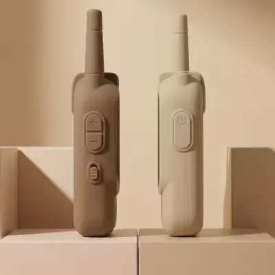 Kidinex Video Walkie Talkie KidToki Bege e Castanho