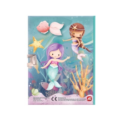 Diário com Cadeado Sereia