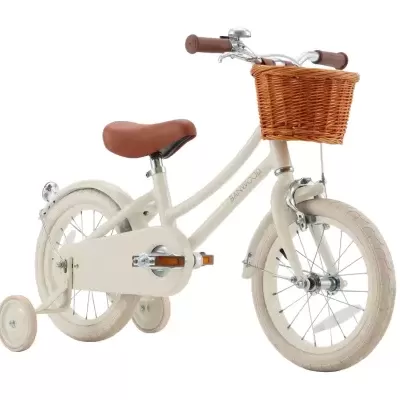 Banwood   Bicicleta Clássica Vintage 14" Creme