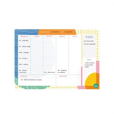 The Happy Gang Planeador Semanal A4