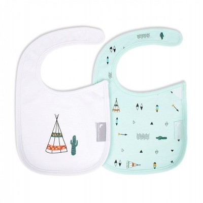 Conjunto de 2x babetes  Índios