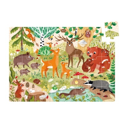 Banana Panda Puzzle 40 Peças - Animais da Floresta Banana Panda Puzzle 40 Peças - Animais da Floresta