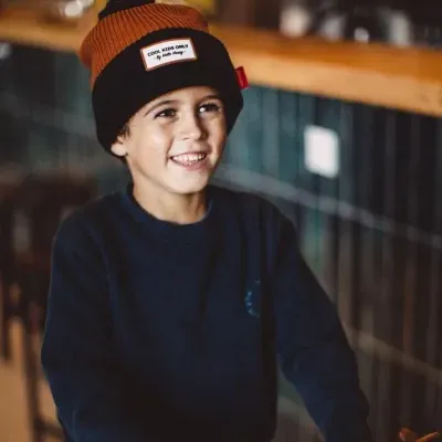 Hello Hossy Gorro Criança Block Blacky