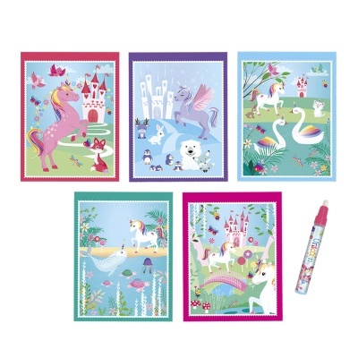 Totum Livro de Colorir com Água Unicórnios