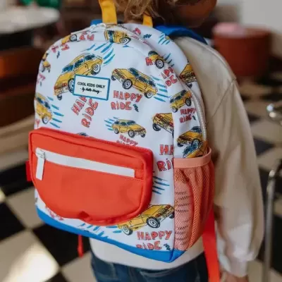 Hello Hossy Mochila Escolar Happy Ride +6 anos