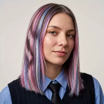 OMY Conjunto de 6 Gizes Para Cabelo Wicked OMY Conjunto de 6 Gizes Para Cabelo Wicked