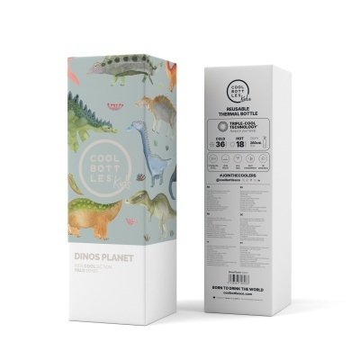 Cool Bottles Garrafa Térmica Dinos Planet 260ml