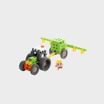 Marioinex Mini Waffle Agricultor Com Trator