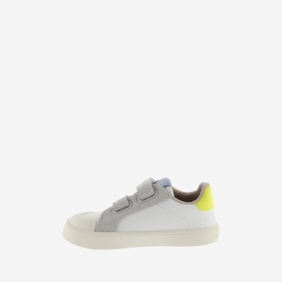 Victoria Shoes Sapatilhas Oliver Efeito Pele Detalhes Amarelo