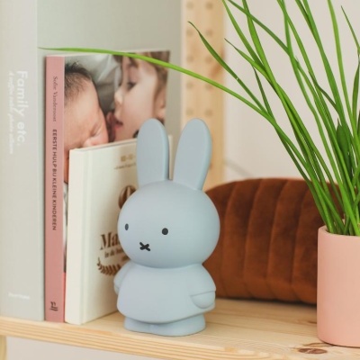 Mealheiro Miffy Silver Blue Médio