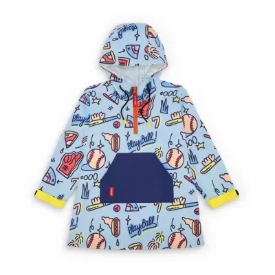 Hello Hossy Poncho de Chuva Baseball Game