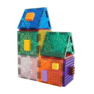 Cleverclixx Jogo Magnético Ladrilhos 16 Peças