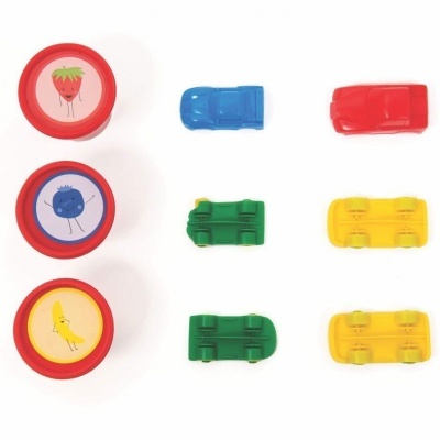 Tutti-Frutti Plasticina Orgânica Perfumada Set Carros da Cidade