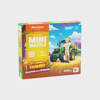 Marioinex Mini Waffle Agricultor Com Trator