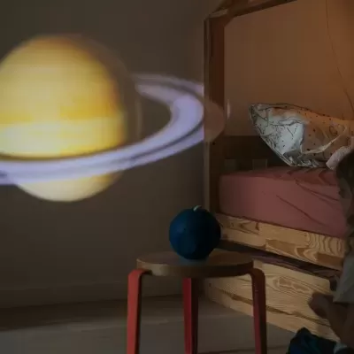 Kidywolf KIDYSTAR Projetor Galáxias e Espaço Azul