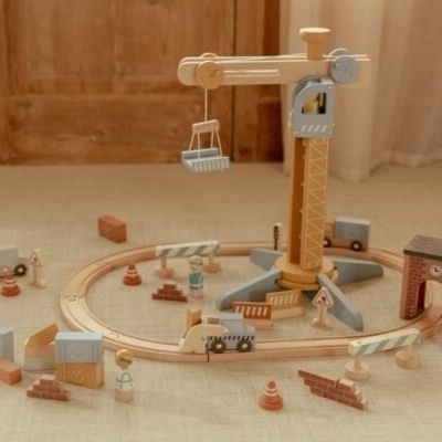 Little Dutch Pista Com Grua Fsc Little Dutch Pista Com Grua Fsc