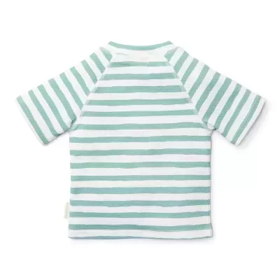 Little Dutch T-shirt de Banho Verde Riscas Little Dutch T-shirt de Banho Verde Riscas