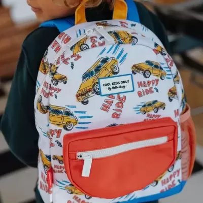 Hello Hossy Mochila Escolar Happy Ride +6 anos