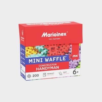 Marioinex Mini Waffle Constructor Master 200 Peças