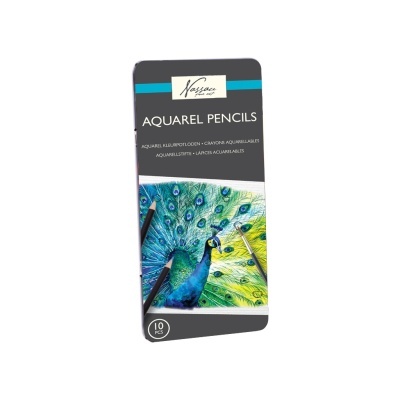 Nassau Lápis de Cor Aquarela 10 Unidades
