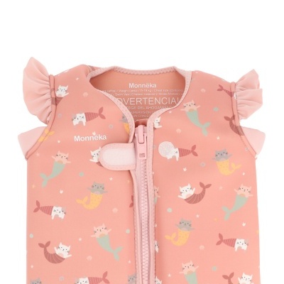 Monnëka Colete Flutuador Mermaid Cats Learning