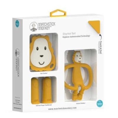 Matchstick Monkey Pack Dentição Leão com Escova de Dentes