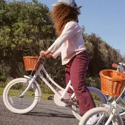 Banwood   Bicicleta Clássica Vintage 14" Rosa