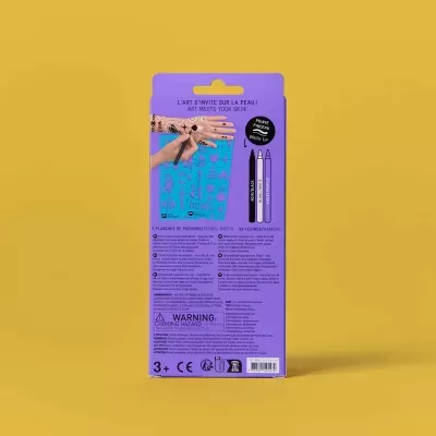 OMY Canetas de Tatuagem Temporária Rock Club