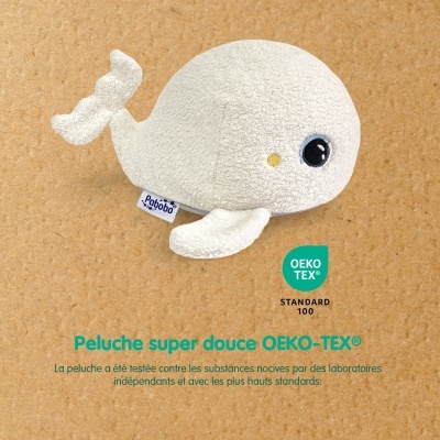 Pabobo Peluche Ruido Branco com Luz Baleia