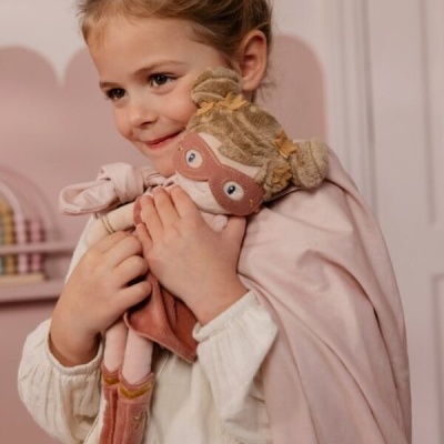 Little Dutch Boneca De Pano Super-Herói Rosa 35 Cm