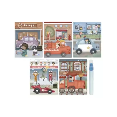 Little Dutch Livro Water Magic Jim Vehicles