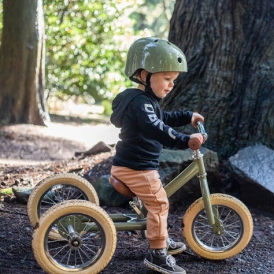 Trybike 2-in-1 Vintage Green Mate 3 Rodas Trybike 2-in-1 Vintage Green Mate 3 Rodas