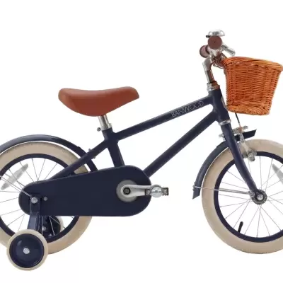 Banwood   Bicicleta Clássica Vintage 14" Azul Marinho