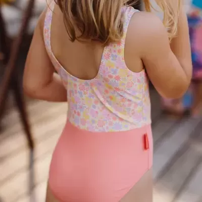 Hello Hossy Fato de Banho Retro Flowers UPF50+