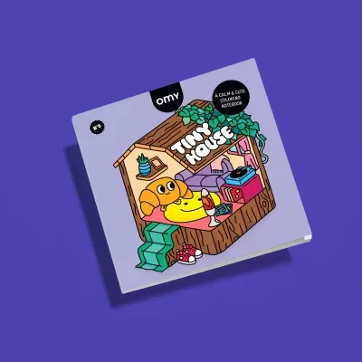 OMY Livro de Colorir Bobbie Goods Tiny House
