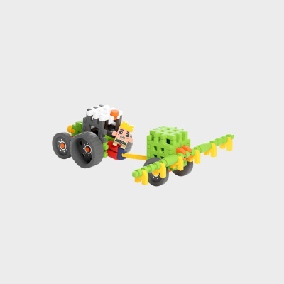 Marioinex Mini Waffle Agricultor Com Trator