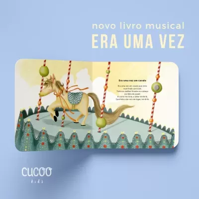 Cucoo Livro Musical Infantil Era Uma Vez