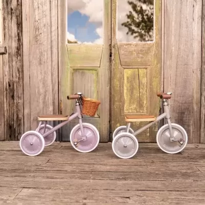 BANWOOD Triciclo Vintage Clássico Bege