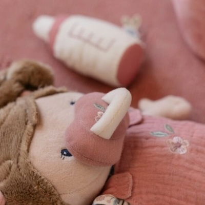 Little Dutch Boneca Bebé Rosa Com Alcofa