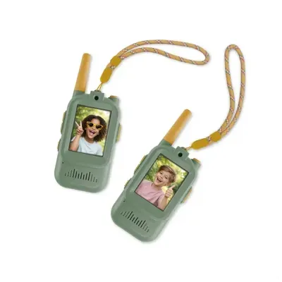 Zazu Video Walkie Talkie para Crianças Verde