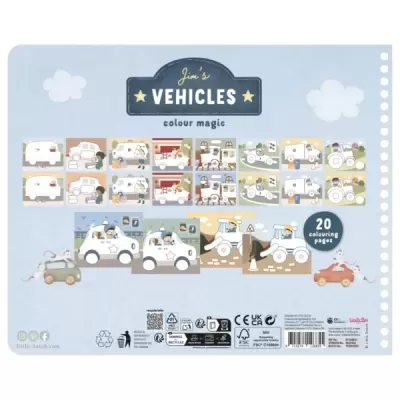 Little Dutch Livro Colour Magic Jim & Friends