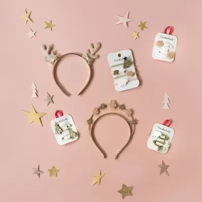 RockaHula Ganchos de Cabelo Floco de Neve Brilhante