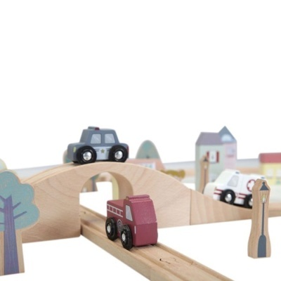 Little Dutch Vehicles Set - Veículos - Railway Collection - Extensão