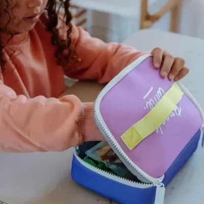 Hello Hossy Snack Bag Bolsa Térmica para Snacks Mini Lavendy