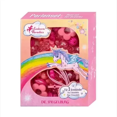 Spiegelburg Kit de Contas para Pulseiras Unicórnio Rosa
