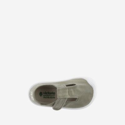 Victoria Shoes Sandália Barefoot Bosco Lona Aloé Victoria Shoes Sandália Barefoot Bosco Lona Aloé