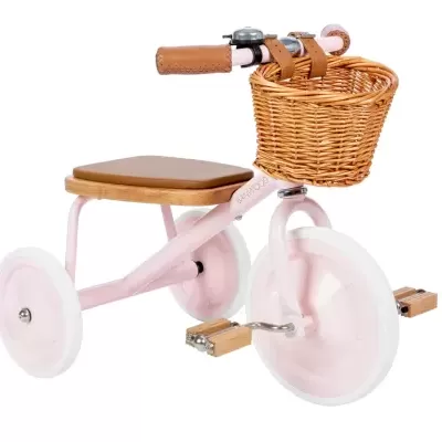 BANWOOD Triciclo Vintage Clássico Rosa