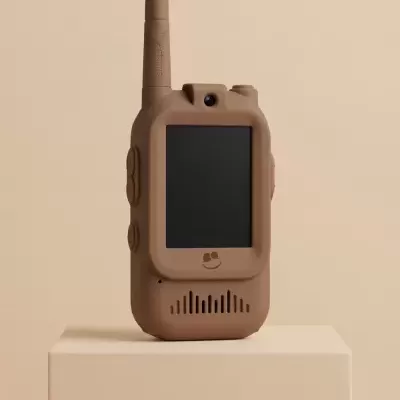Kidinex Video Walkie Talkie KidToki Bege e Castanho