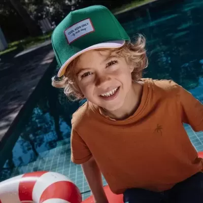 Hello Hossy Boné Infantil Mini Green Hello Hossy Boné Infantil Mini Green